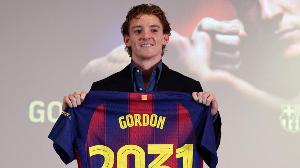 Gordon Unveiled: Barcelona Complete £69m Swoop for England Star