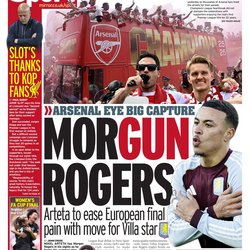 Arsenal face PSG battle for Rogers as Real Madrid plot Rice raid