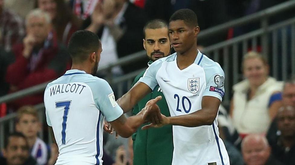 Walcott Backs 'Outstanding' Rashford to Lead England WC Charge