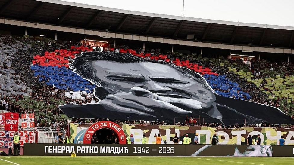 Red Star Belgrade Spark Outrage with Tifo Honoring War Criminal Mladic