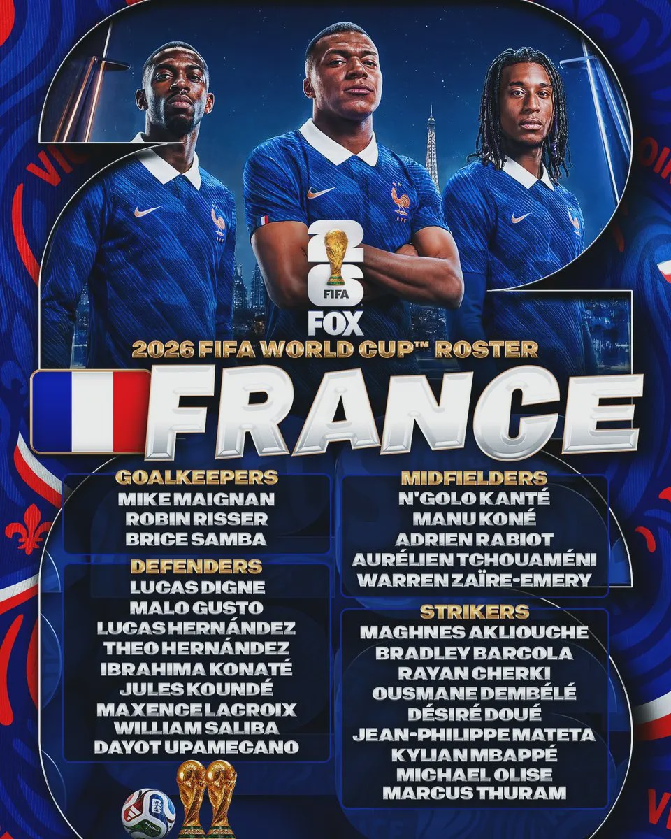 Deschamps Unveils Final France Squad as Camavinga Misses Out